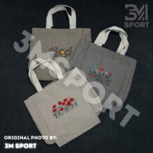 ساک زنبیلی طرح گل