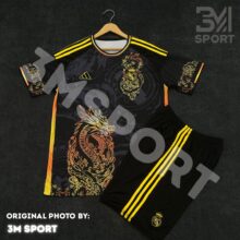 تیشرت شورت رئال مادرید(کانسپت دراگون 2025) کد 010339